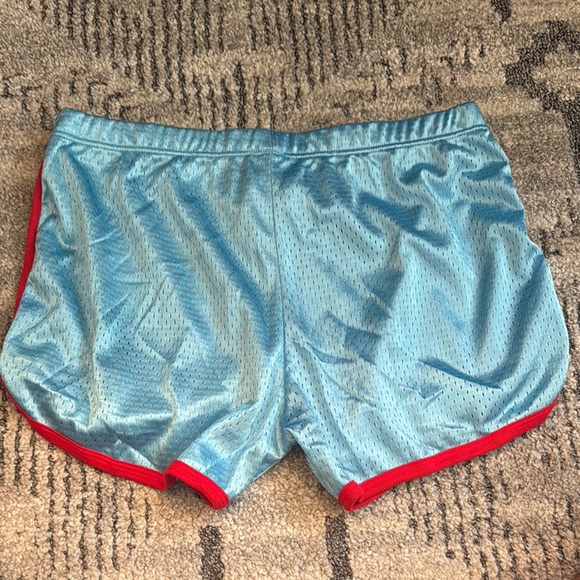 Blue and Red Athletic Shorts w/drawstring - Picture 3 of 3